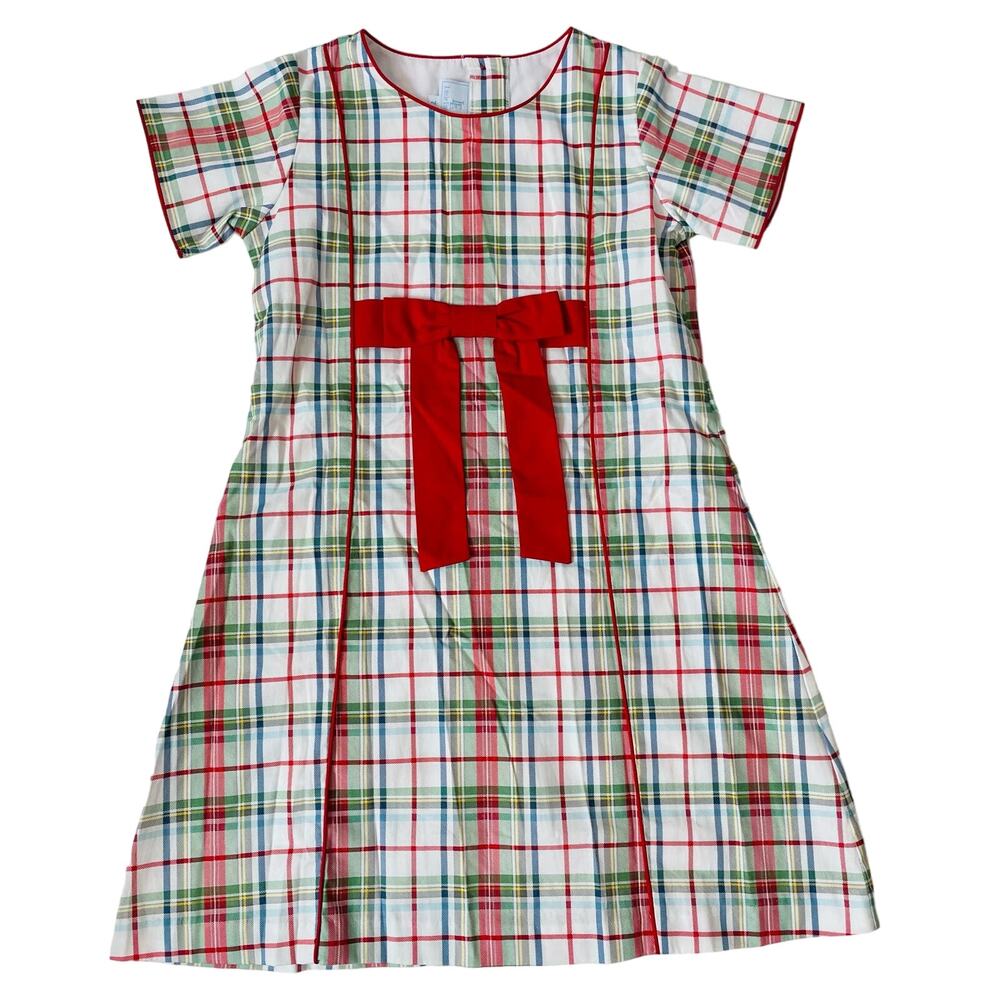 NWT Little English Size 10 Douglas Plaid Cora Dress